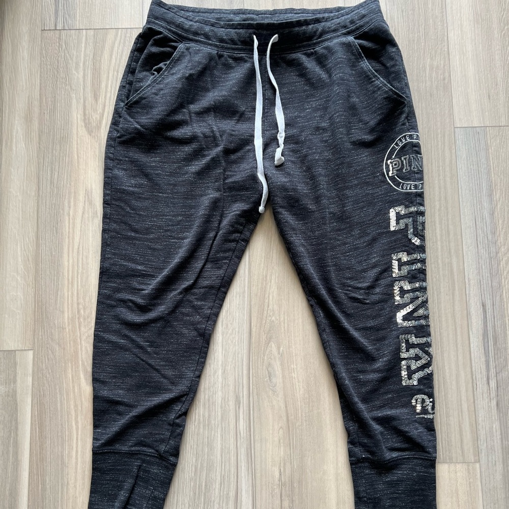 PINK Victoria’s Secret Sequin Joggers